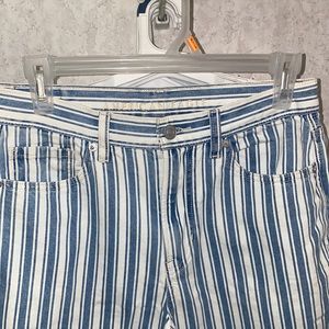 AE Striped Mom Jeans
